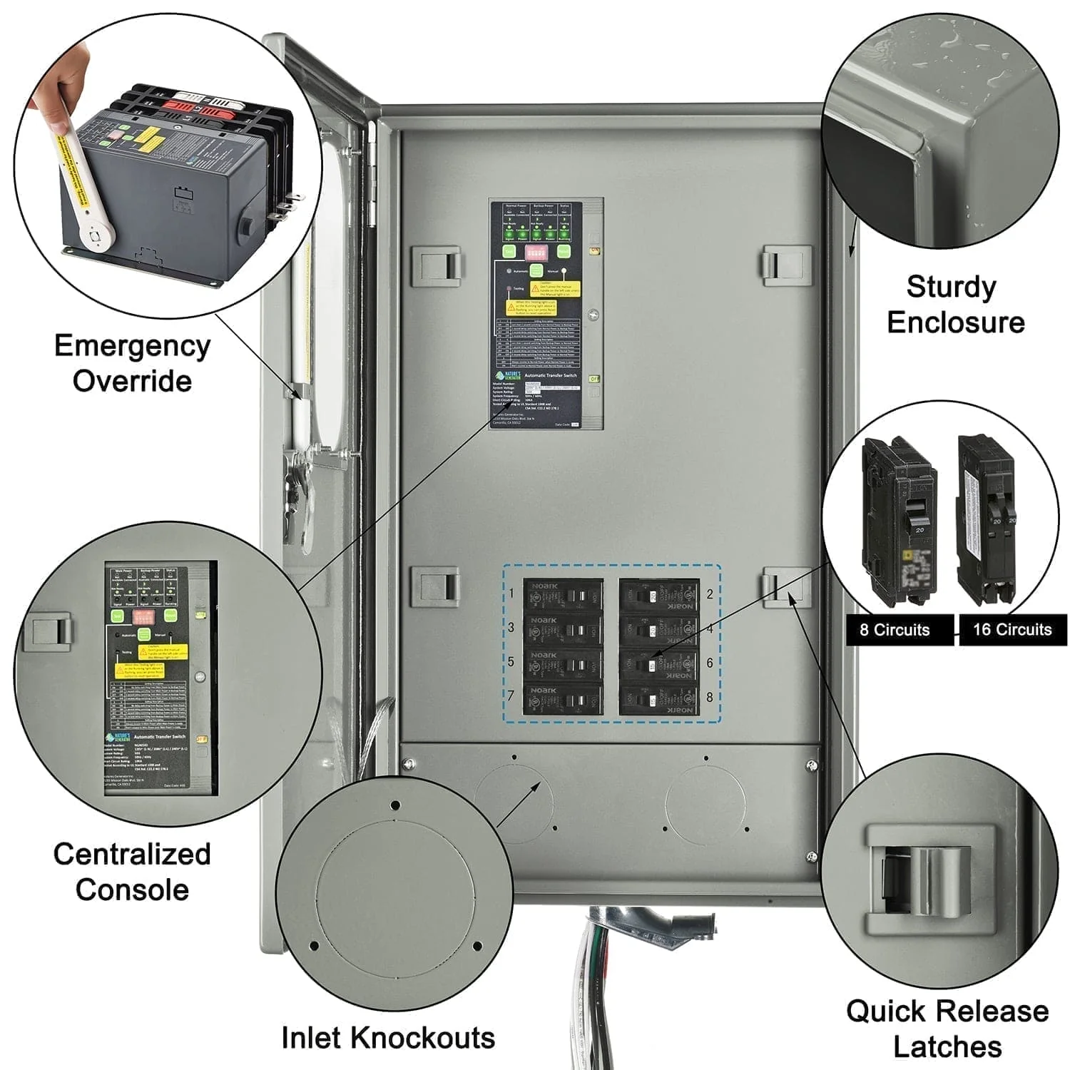 30A Automatic Generator Transfer Switch - Image 9