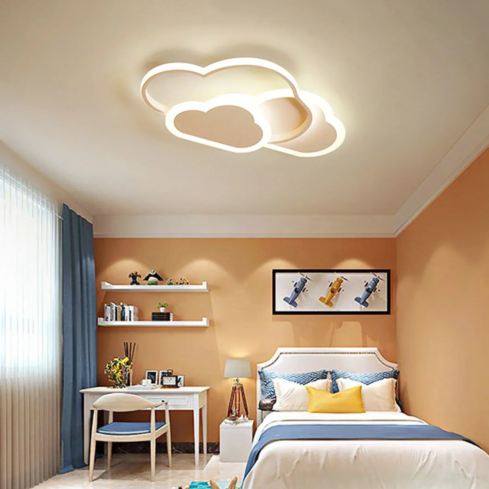 32W LED Ceiling Light Dimmable Remote Control 3000-6500K Cartoon Living Room - Image 3