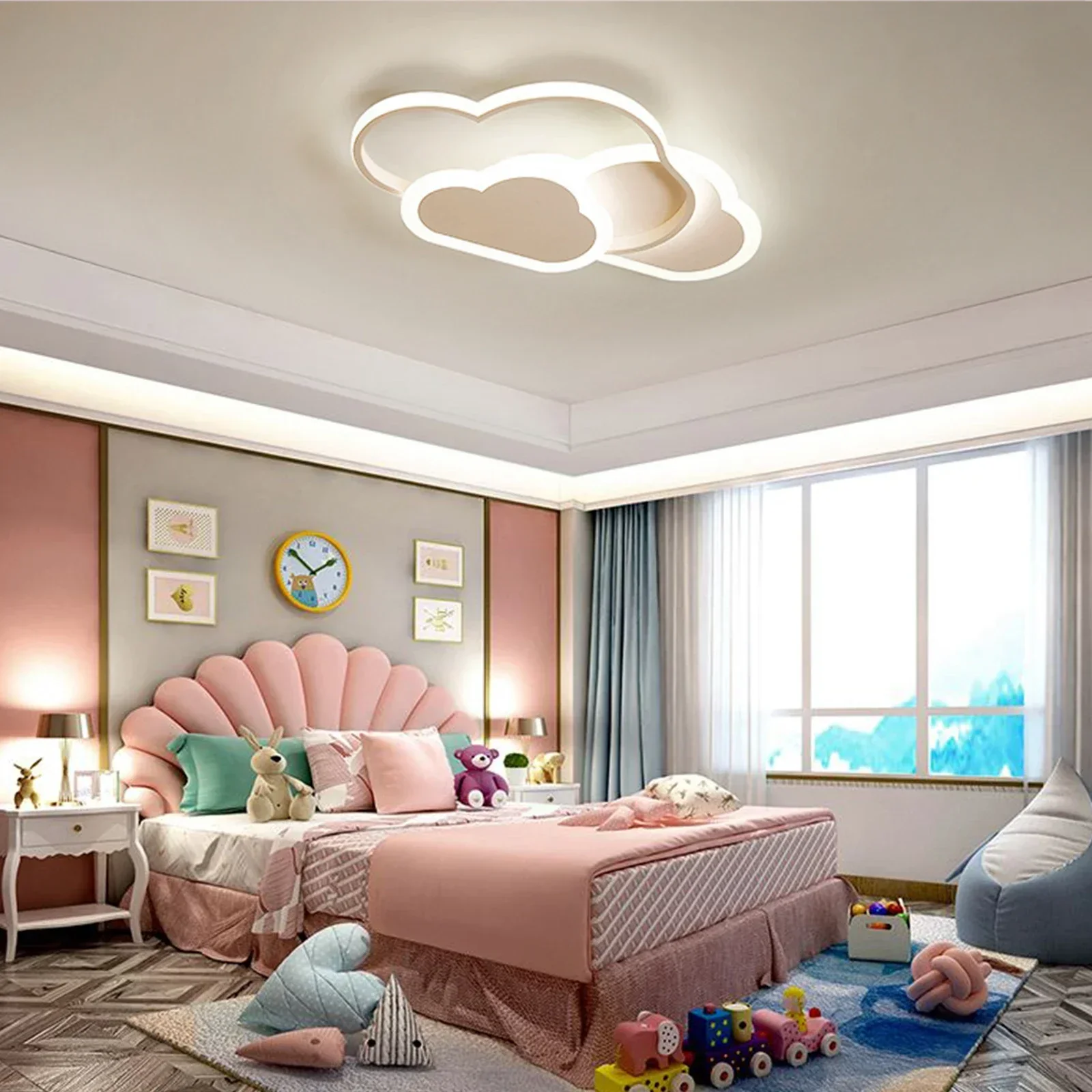 32W LED Ceiling Light Dimmable Remote Control 3000-6500K Cartoon Living Room - Image 6