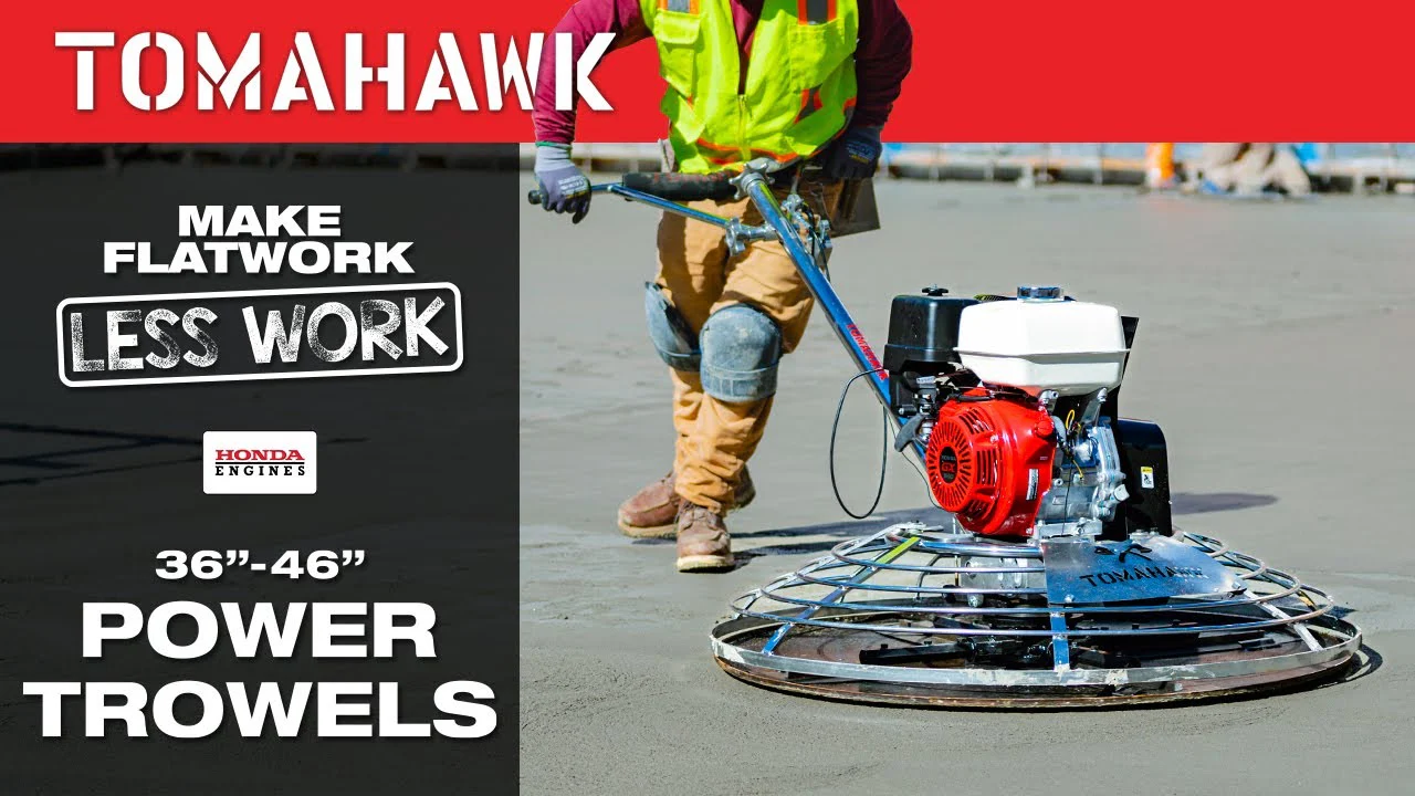 36" Concrete Power Trowel 5.5HP Honda with Float Pan Cement Finishing Tool - Image 3