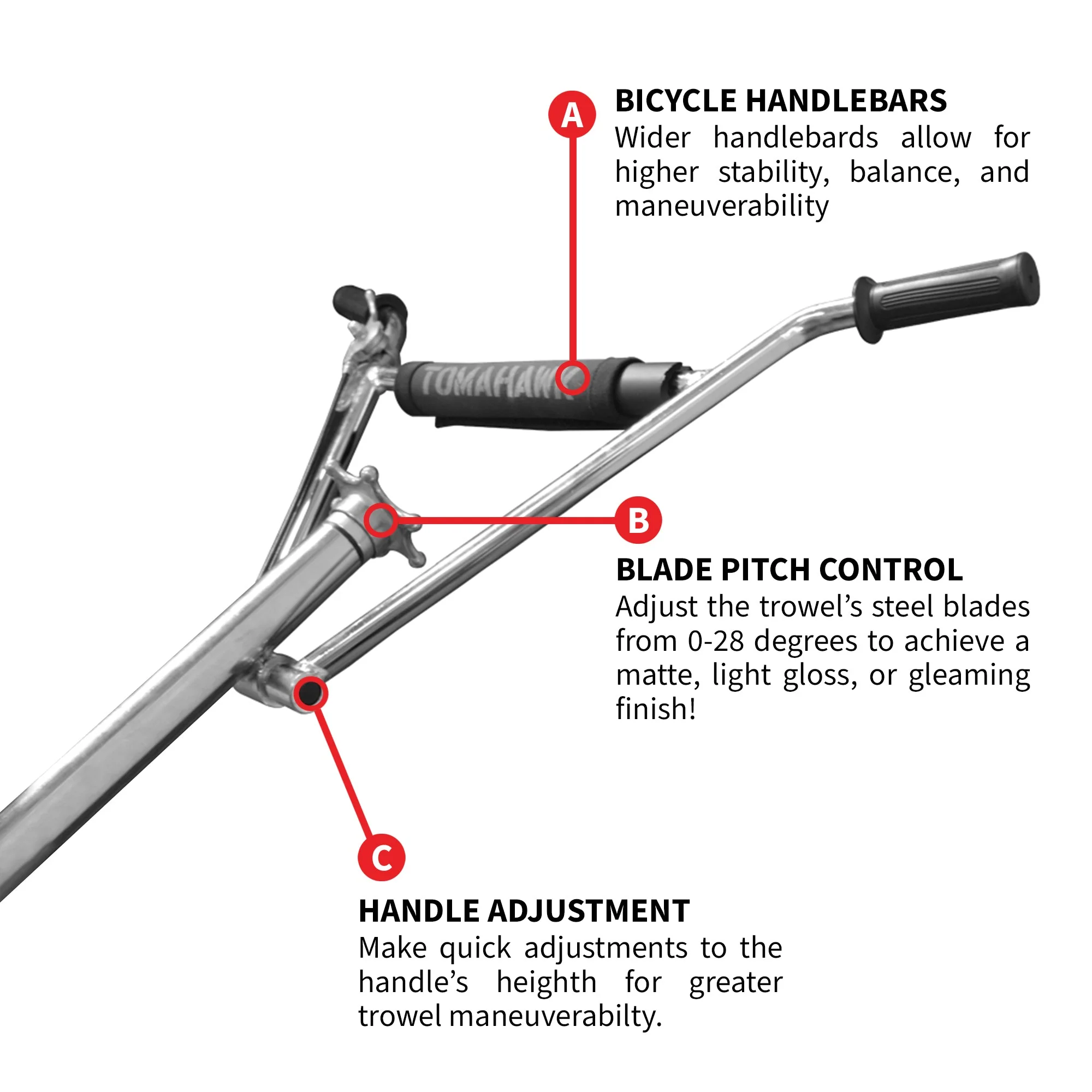 36" Concrete Power Trowel 6HP Kohler Float Pan Screed Edge Cement Finishing Tool - Image 7