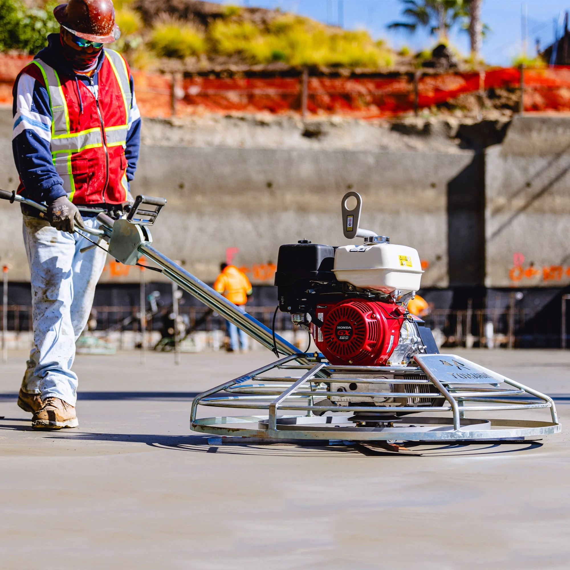 36" Honda Concrete Fast Pitch Power Trowel with 9HP Honda GX270 Finishing Blades Finishing Tool - Image 2