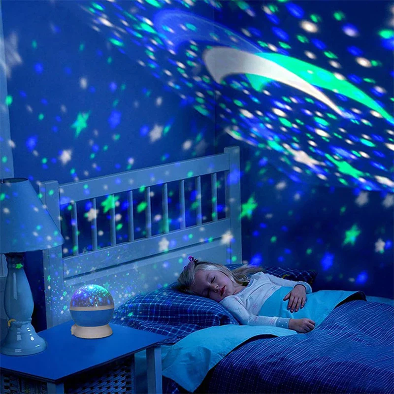 360° Rotating Galaxy Projector – LED Nebula Star Night Light for Kids Room - Image 5