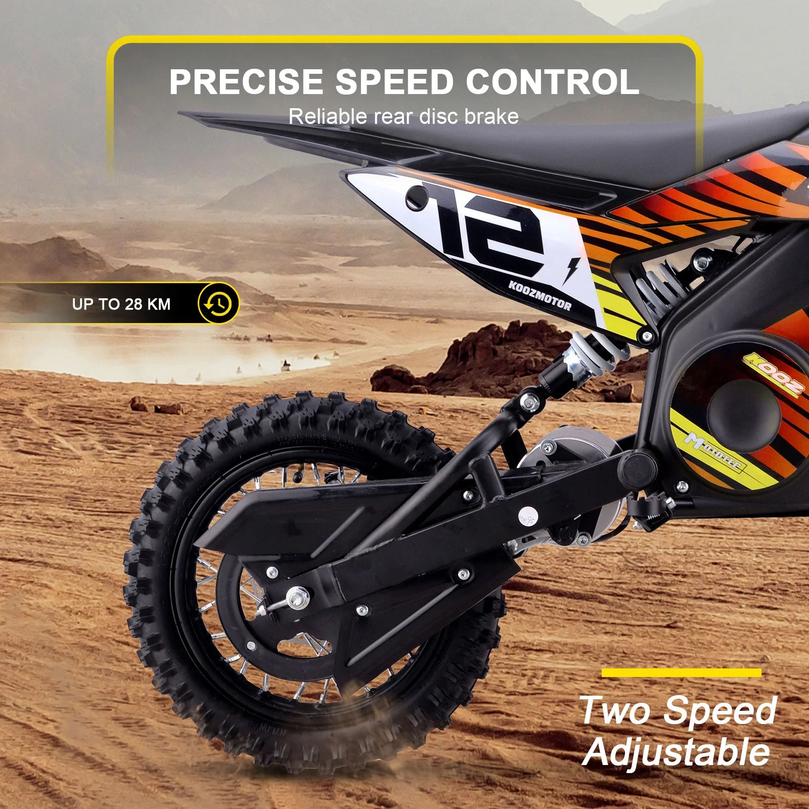 36V Lithium Mini Dirt Bike 1000W - Image 7
