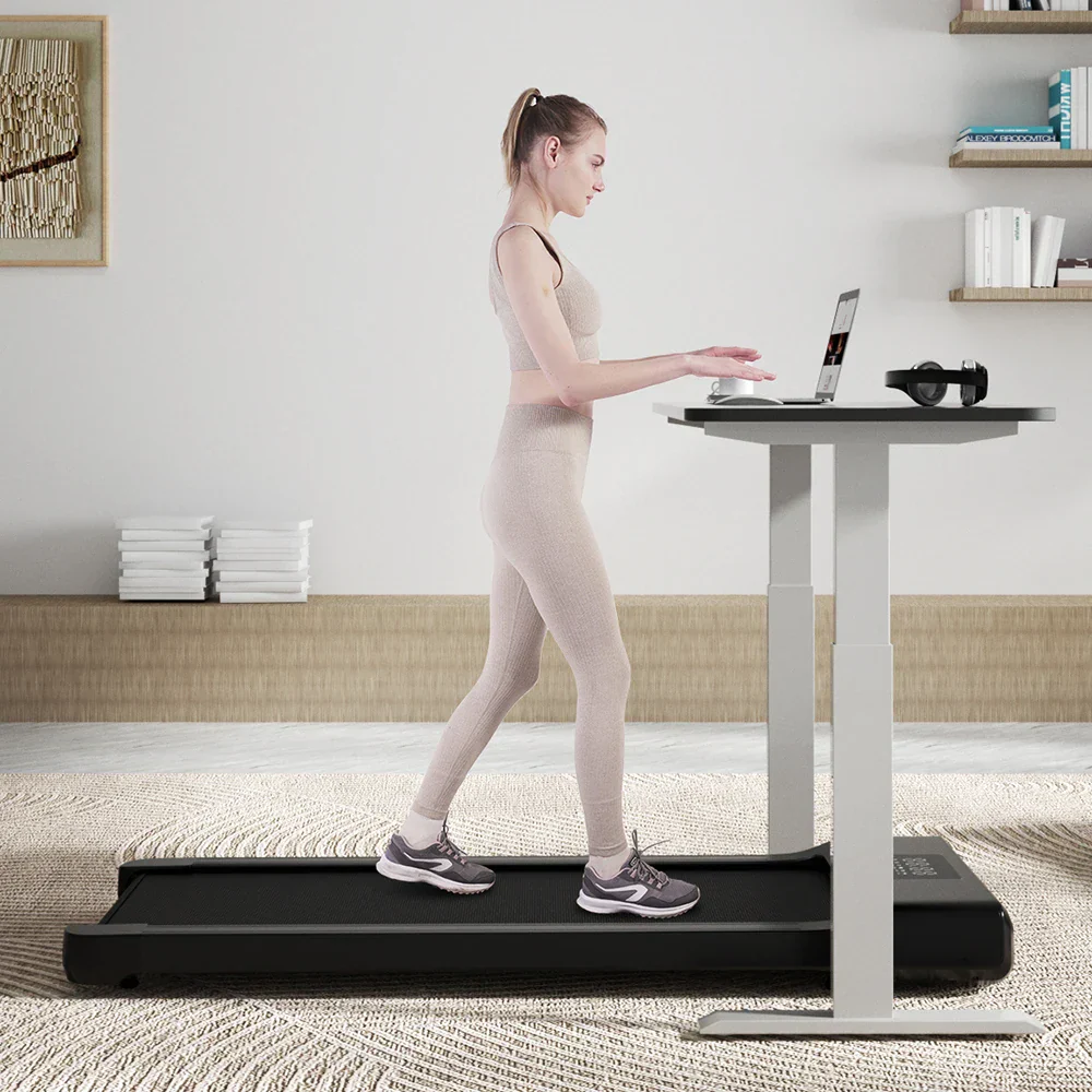 39.4in Under Desk Walking Pad Treadmill 2.5HP Portable Home Remote LED Screen - Image 3