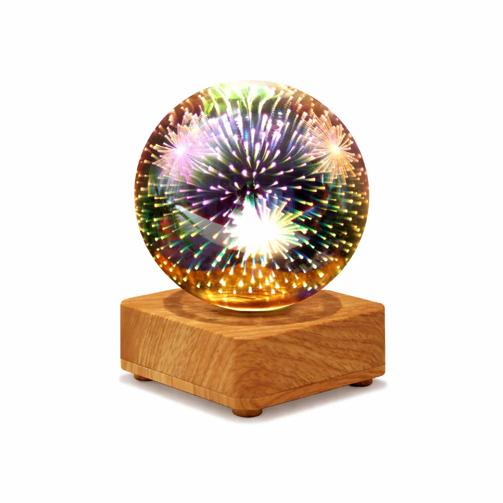 3D Christmas Table Lamp Romantic LED Night Light Bedroom Study Decor - Image 9