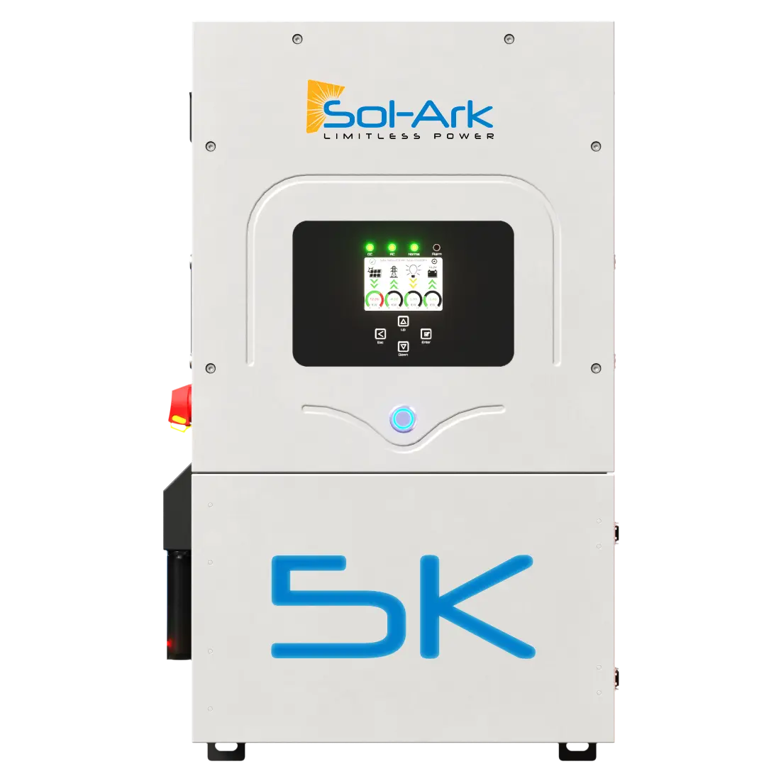 4.4KW Complete Offgrid Solar Kit + 5K Sol-Ark Inverter + 15.36KW OMO Stack Lithium Battery +2.2KW Solar with Mounting Rails and Wiring - Image 3