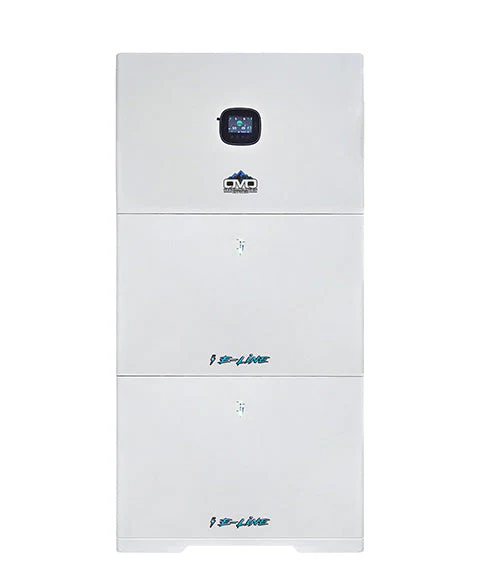 4.56KW Complete Offgrid Solar Kit + 10K 120V/240V OMO E-Line Inverter + 2x 10.24KW OMO E-Line Lithium Battery +4.56KW Solar with Ground Mount and Wiring (SC) - Image 3