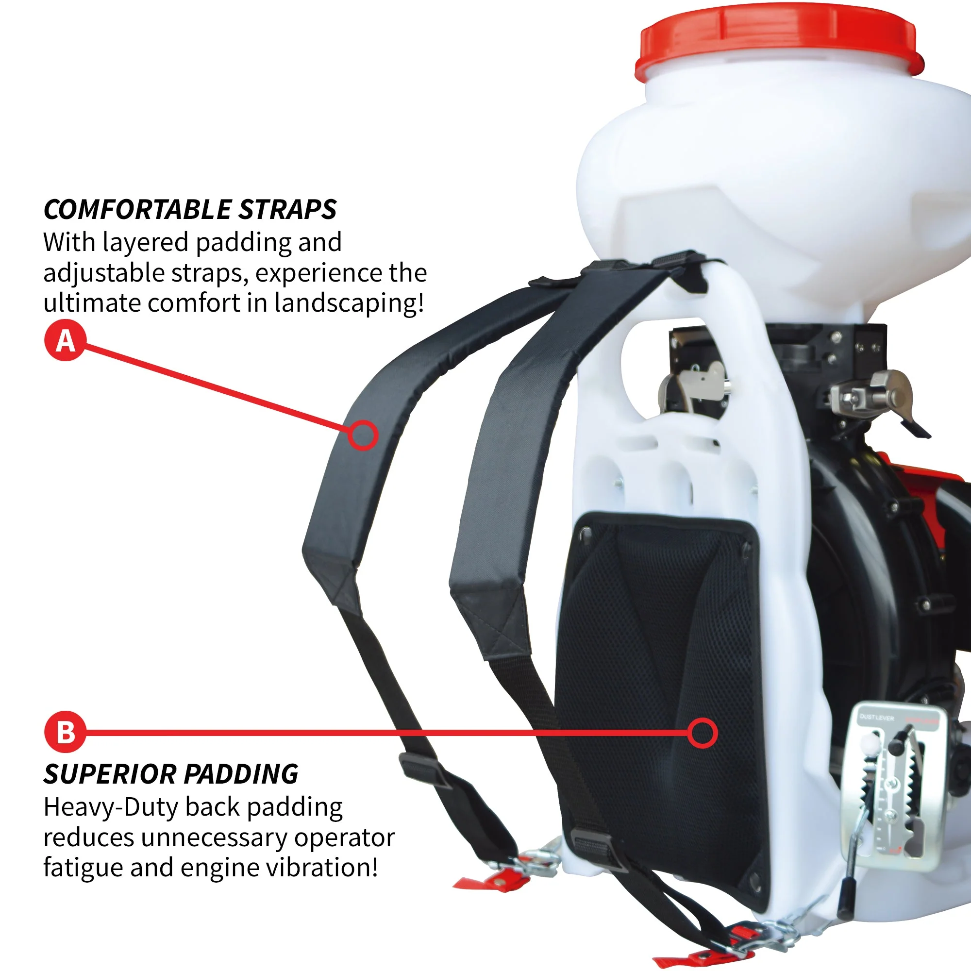 4 Gal Motorized Fertilizer Spreader Broadcast Lawn Seed Ice Melt Salt - Image 9