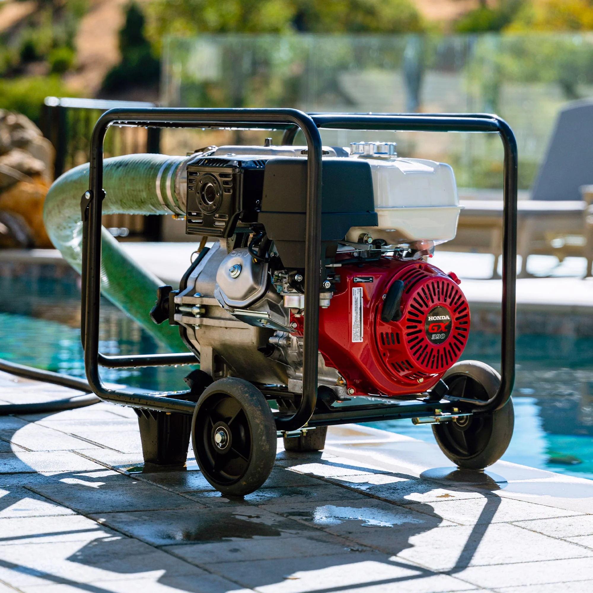 4 Inch Trash Water Pump 423 GPM 13 HP GX390 powered by Honda Portable Utility - Image 2