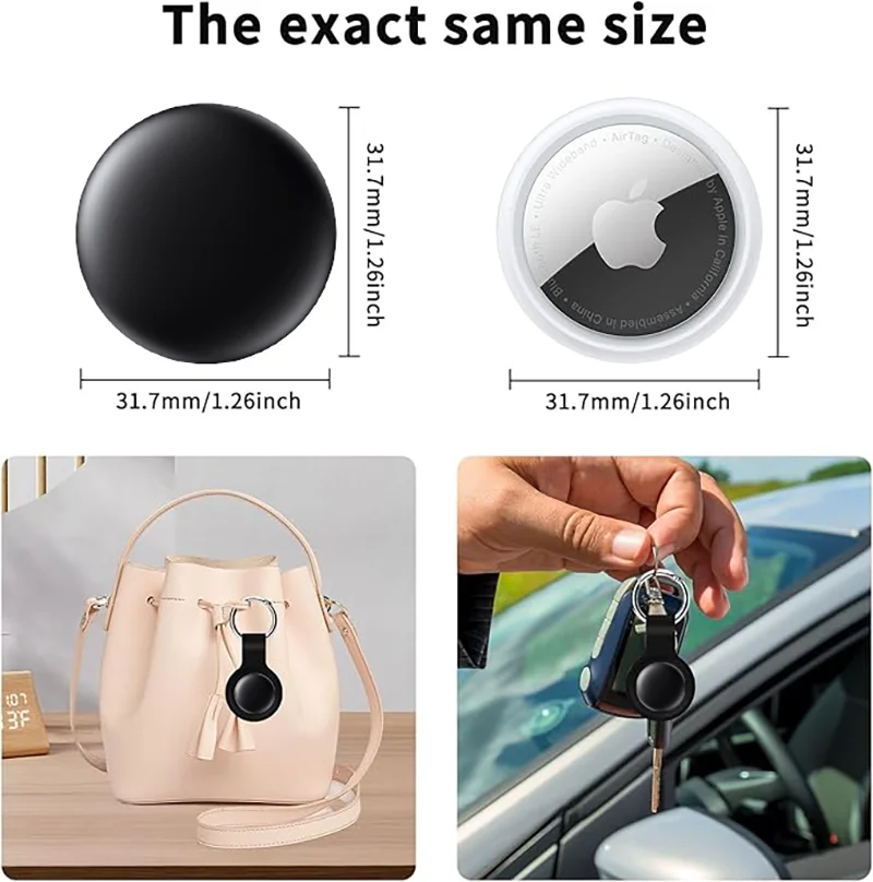 4 Pack Bluetooth GPS Tracker Smart Tag for Luggage Backpack Find My App - Image 4