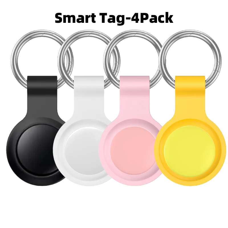 4 Pack Bluetooth GPS Tracker Smart Tag for Luggage Backpack Find My App - Image 8