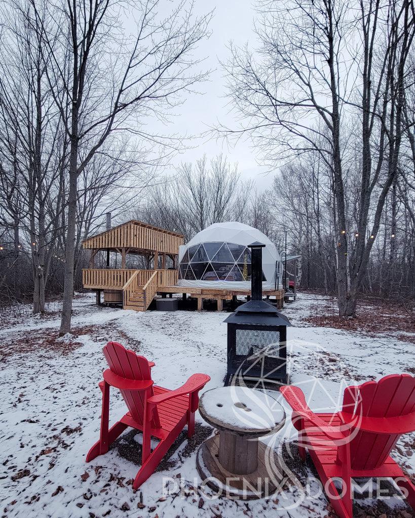 4-Season DELUXE Glamping Package Dome - 20'/6m - Phoenix Domes - Image 12