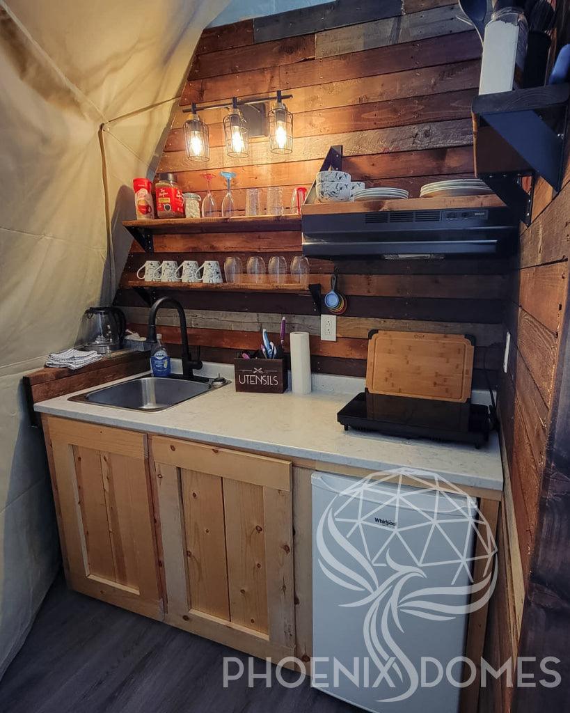 4-Season DELUXE Glamping Package Dome - 20'/6m - Phoenix Domes - Image 15