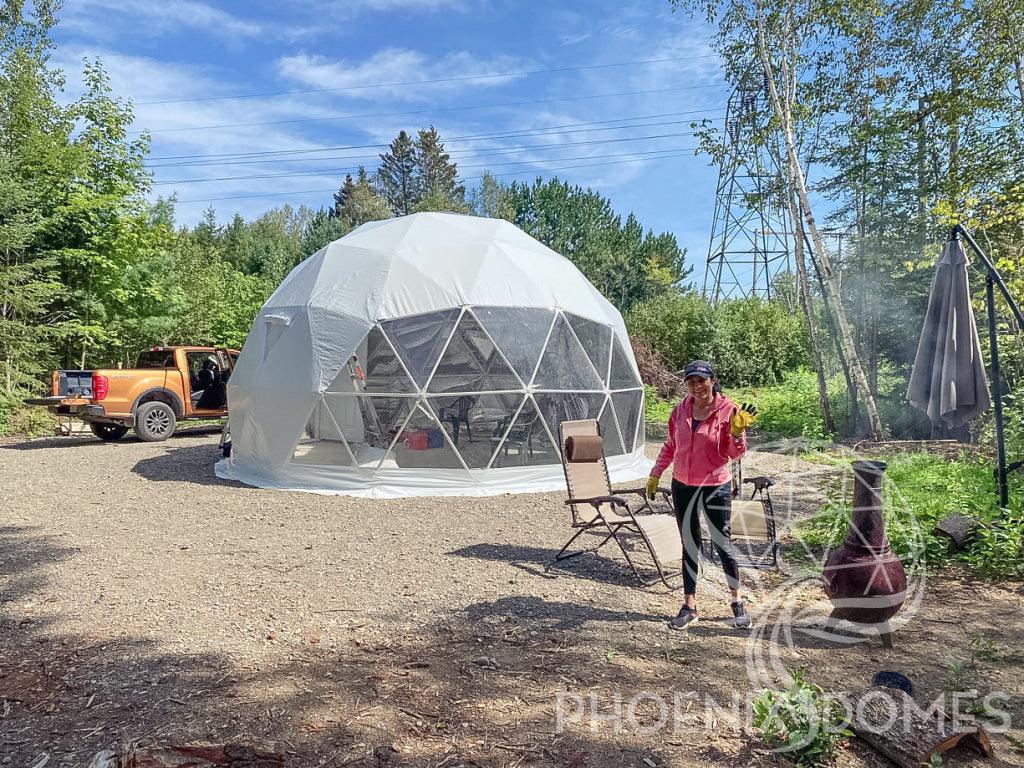 4-Season DELUXE Glamping Package Dome - 20'/6m - Phoenix Domes - Image 18