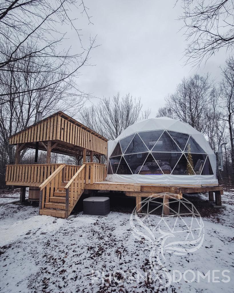 4-Season DELUXE Glamping Package Dome - 20'/6m - Phoenix Domes - Image 19