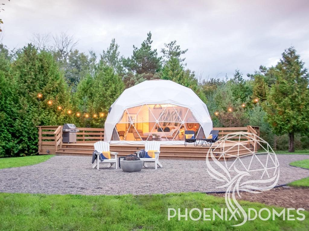 4-Season DELUXE Glamping Package Dome - 23'/7m - Phoenix Domes - Image 13