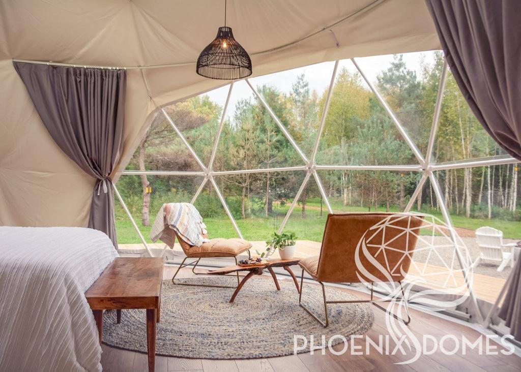 4-Season DELUXE Glamping Package Dome - 23'/7m - Phoenix Domes - Image 16