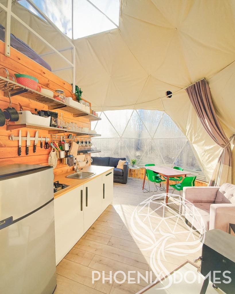 4-Season DELUXE Glamping Package Dome - 23'/7m - Phoenix Domes - Image 19