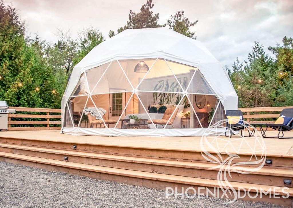 4-Season DELUXE Glamping Package Dome - 23'/7m - Phoenix Domes - Image 21