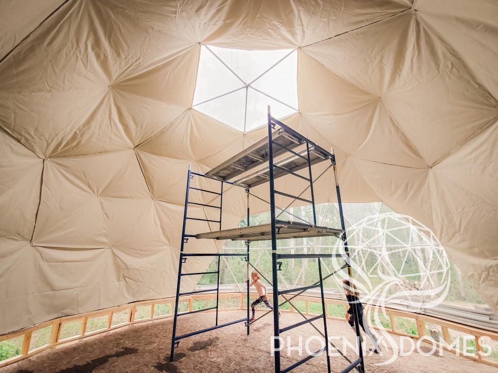 4-Season DELUXE Glamping Package Dome - 23'/7m - Phoenix Domes - Image 23