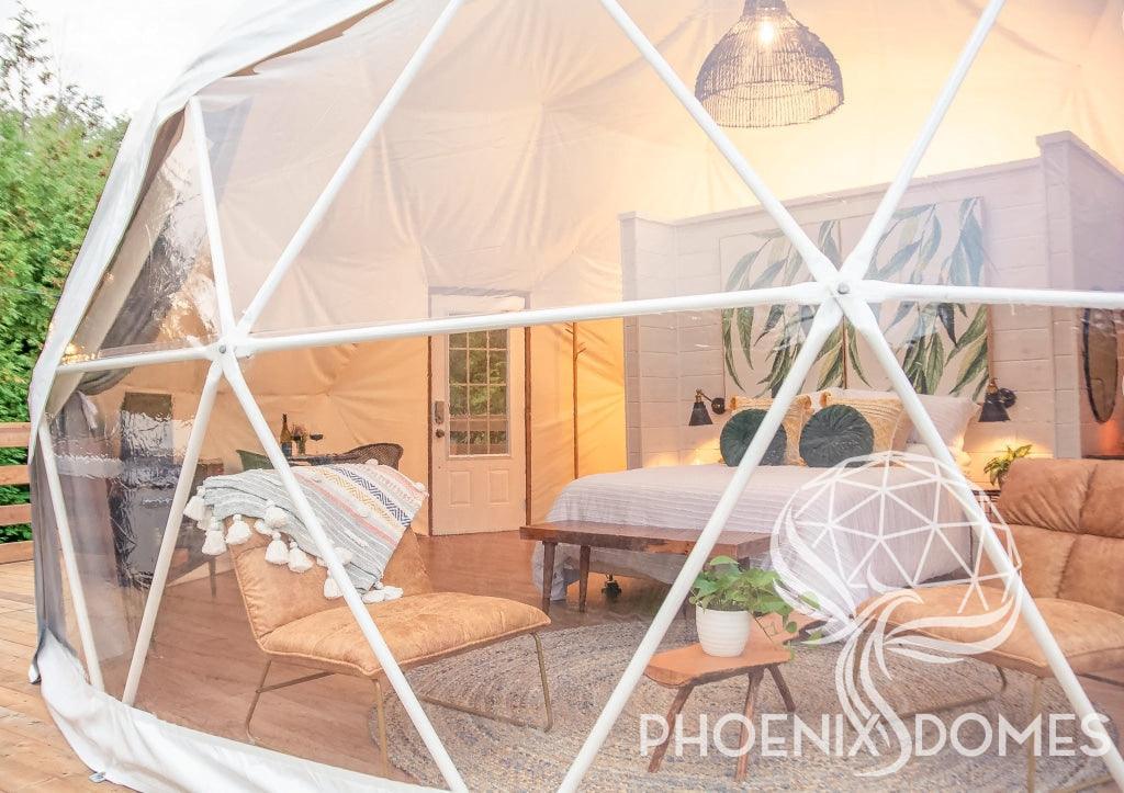 4-Season DELUXE Glamping Package Dome - 23'/7m - Phoenix Domes - Image 3