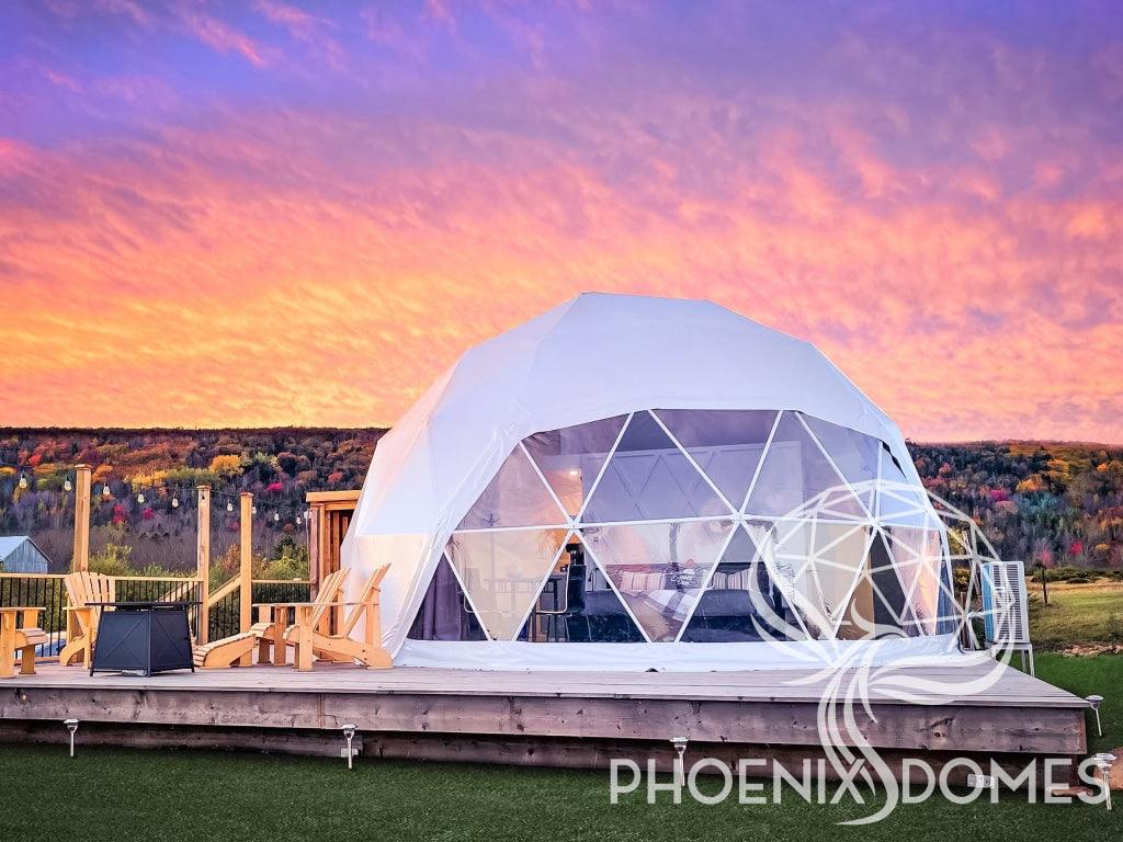 4-Season DELUXE Glamping Package Dome - 23'/7m - Phoenix Domes - Image 7