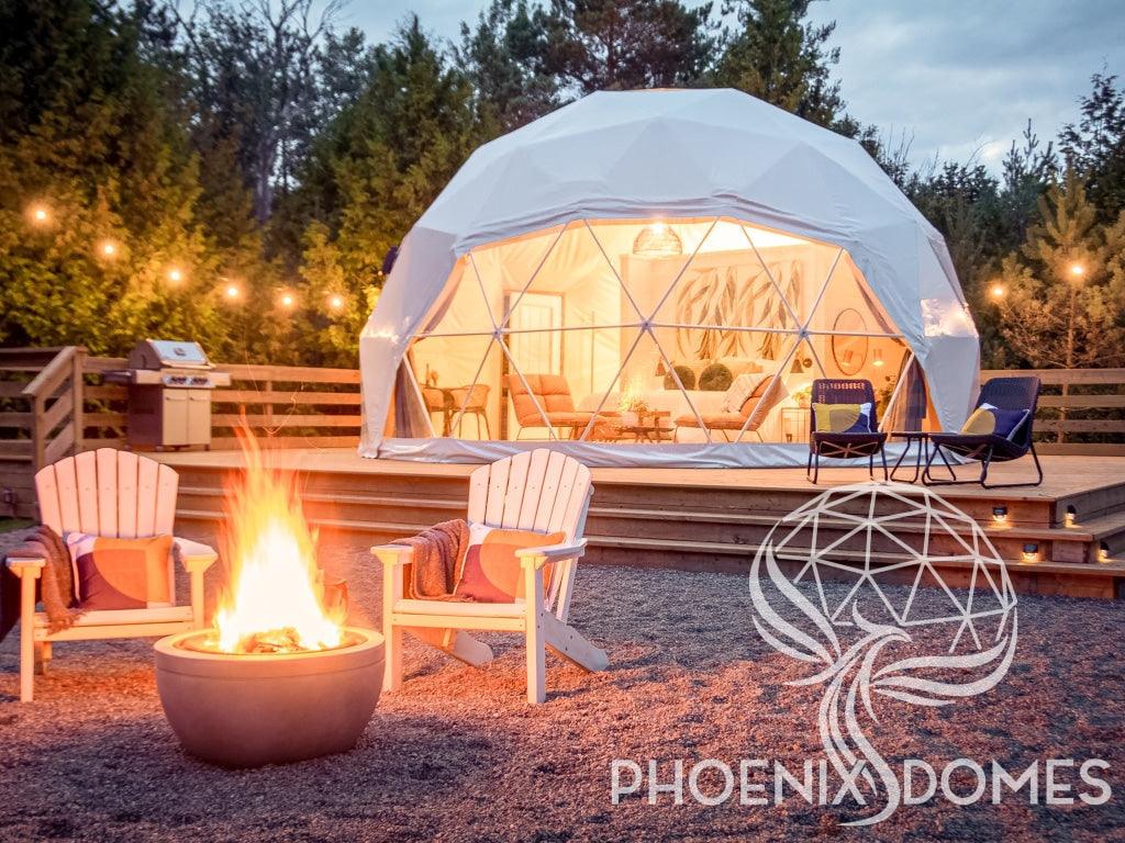 4-Season DELUXE Glamping Package Dome - 23'/7m - Phoenix Domes - Image 9