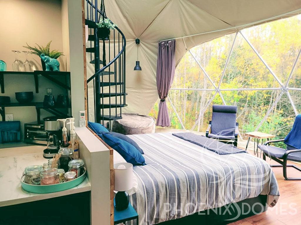 4-Season DELUXE Glamping Package Dome - 26'/8m - Phoenix Domes - Image 16