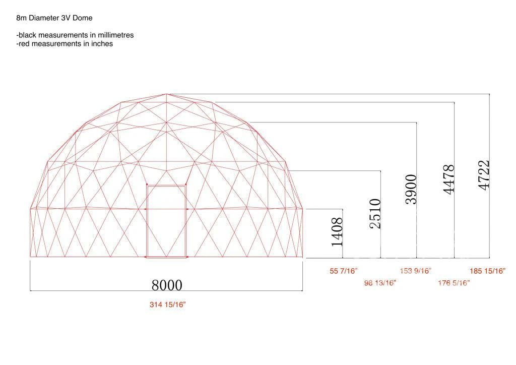 4-Season DELUXE Glamping Package Dome - 26'/8m - Phoenix Domes - Image 24