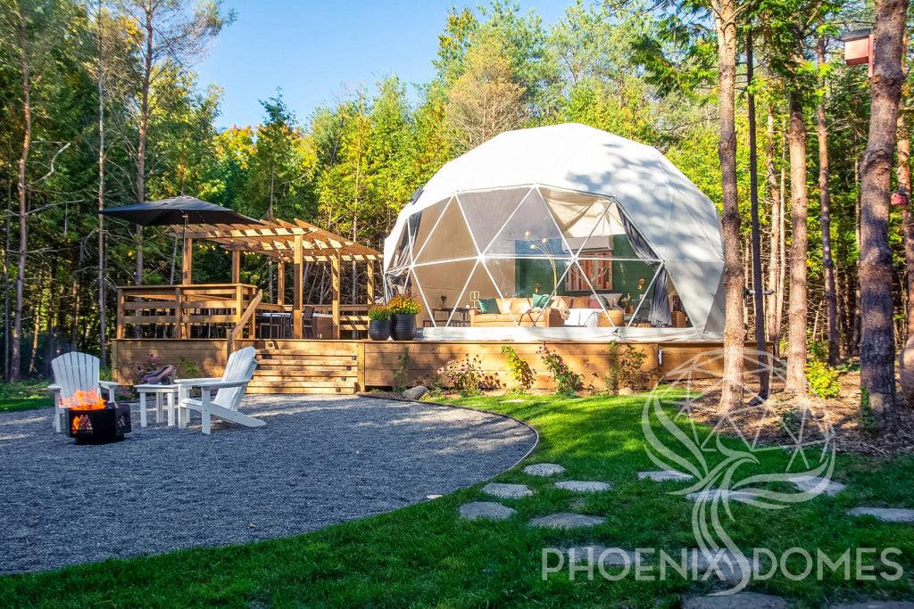 4-Season DELUXE Glamping Package Dome - 26'/8m - Phoenix Domes - Image 4