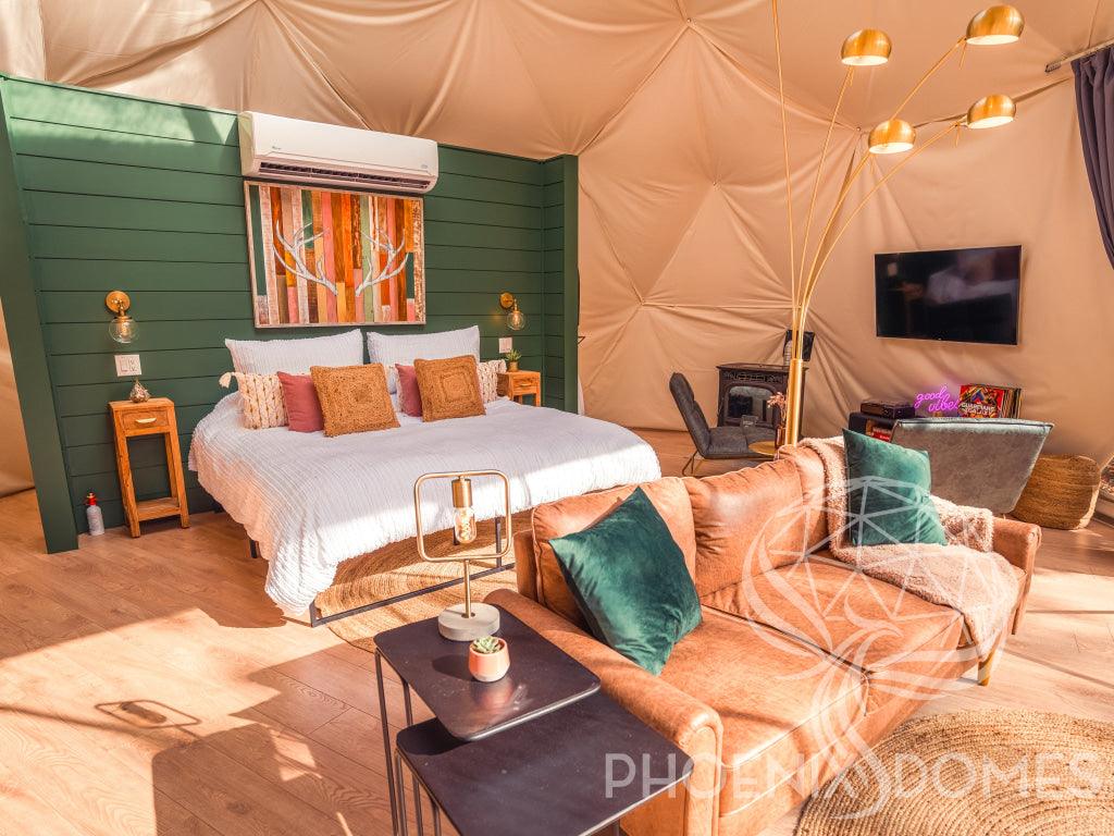 4-Season DELUXE Glamping Package Dome - 26'/8m - Phoenix Domes - Image 5