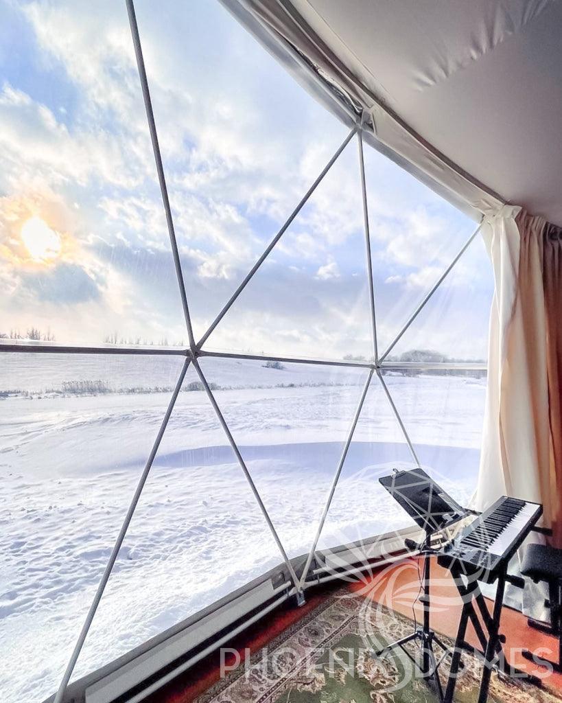 4-Season DELUXE Glamping Package Dome - 26'/8m - Phoenix Domes - Image 9