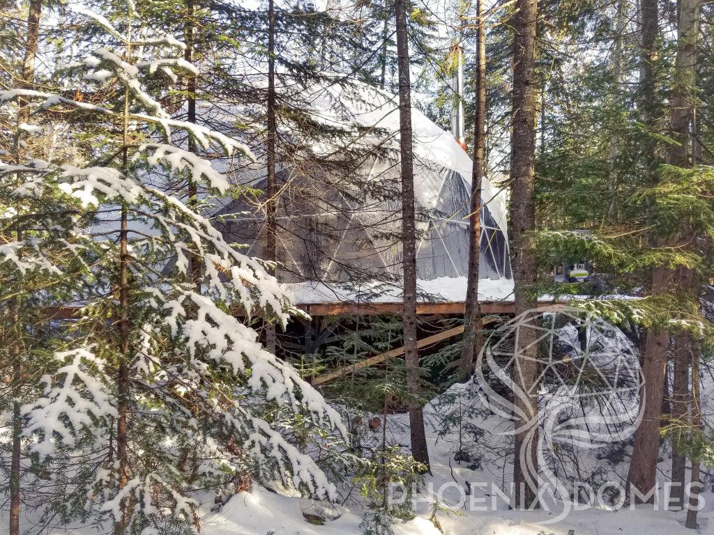 4-Season DELUXE Glamping & Yoga Package Dome - 30'/9m - Phoenix Domes - Image 11