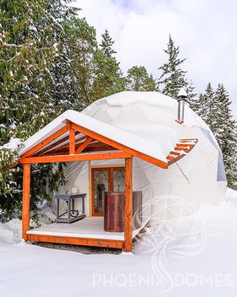 4-Season DELUXE Glamping & Yoga Package Dome - 30'/9m - Phoenix Domes - Image 14