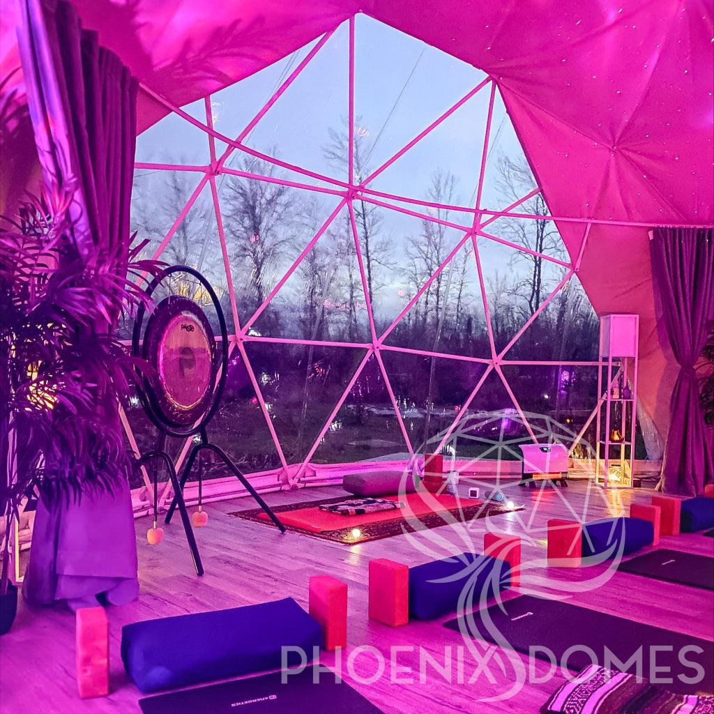 4-Season DELUXE Glamping & Yoga Package Dome - 30'/9m - Phoenix Domes - Image 22