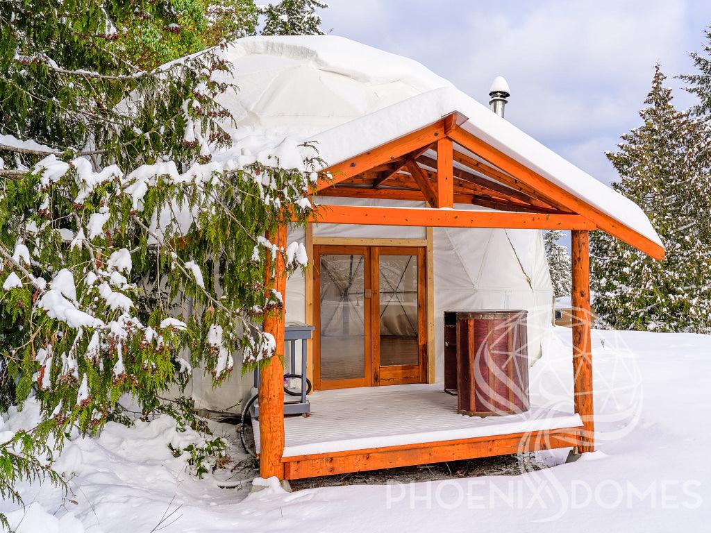 4-Season DELUXE Glamping & Yoga Package Dome - 33'/10m - Phoenix Domes - Image 12