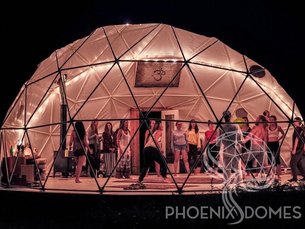 4-Season DELUXE Glamping & Yoga Package Dome - 33'/10m - Phoenix Domes - Image 13