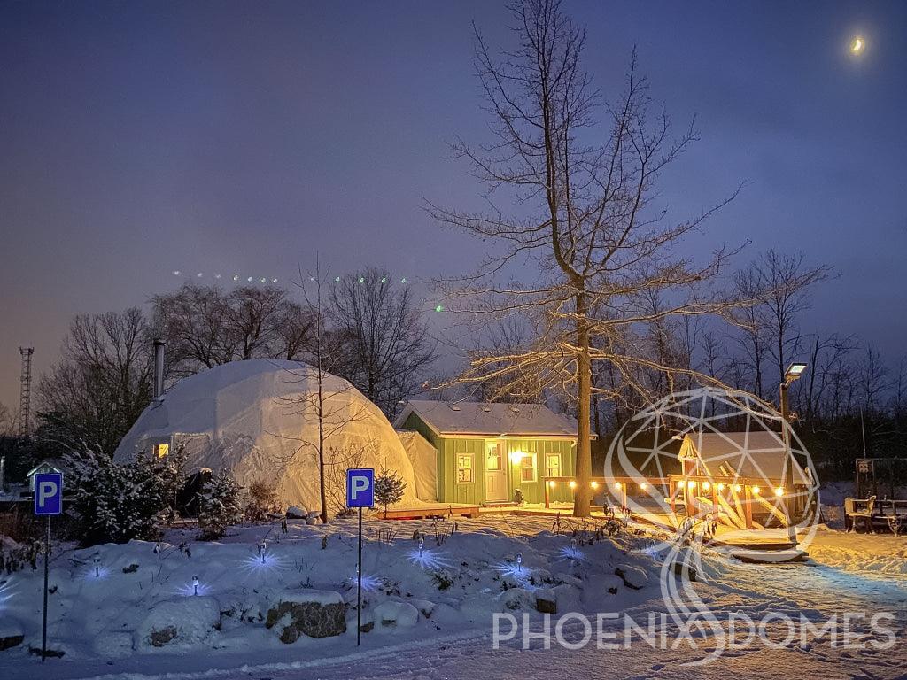 4-Season DELUXE Glamping & Yoga Package Dome - 33'/10m - Phoenix Domes - Image 17