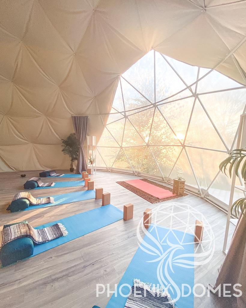 4-Season DELUXE Glamping & Yoga Package Dome - 33'/10m - Phoenix Domes - Image 8