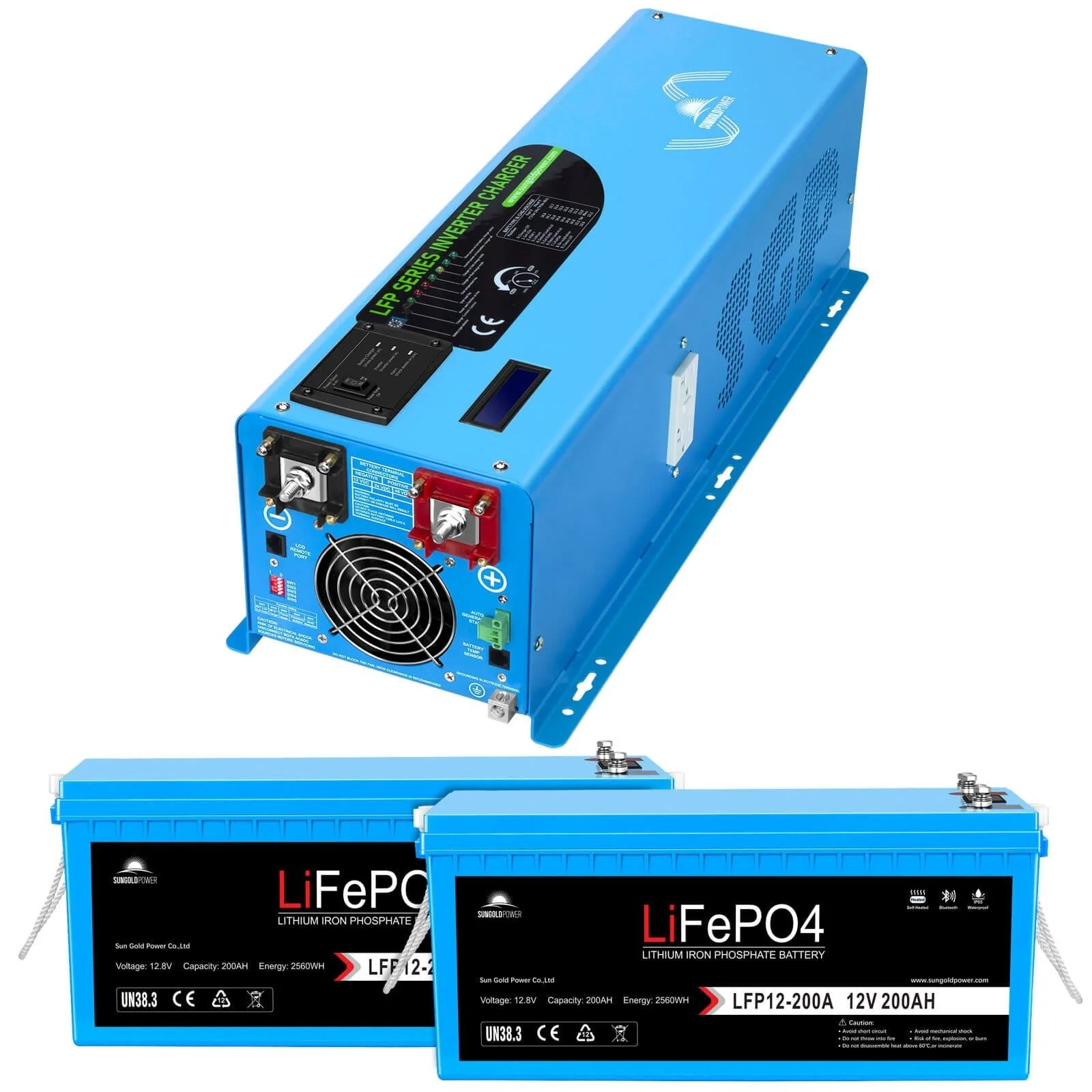 4000W DC 12V Split Phase Pure Sine Wave Inverter With Charger - Image 9