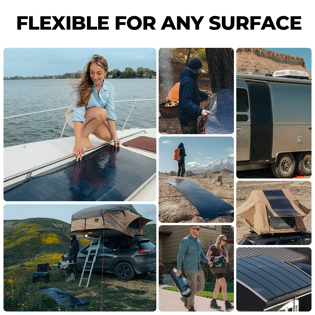 400W CIGS Solar Panel (Long with Adhesive) (100W*4pcs) (SC) - Image 4