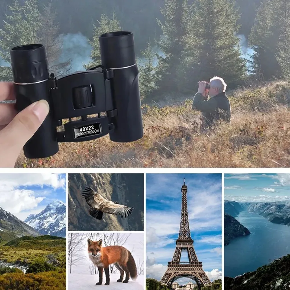 40x22 HD Powerful Binoculars Long Range 2000M BAK4 FMC Compact Folding for Outdoors - Image 2