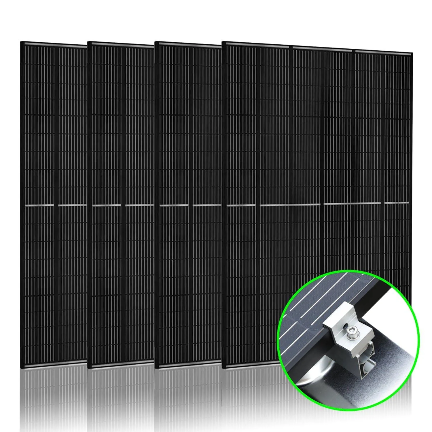 410 Watt Monocrystalline Solar Panel (4 Pack) With Solar Panel Mount Rack - Image 3