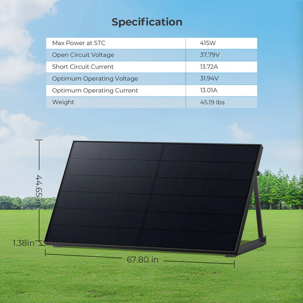 415W Bifacial PERC Solar Panel  | SGP-415-BBS (31 PANELS) UL61730 CEC Listed - Image 4