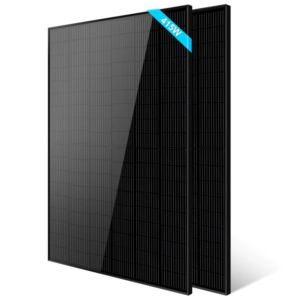 415W MONO BLACK PERC SOLAR PANEL FULL PALLET (32 PANELS) UL 61730 CEC Listed - Image 2