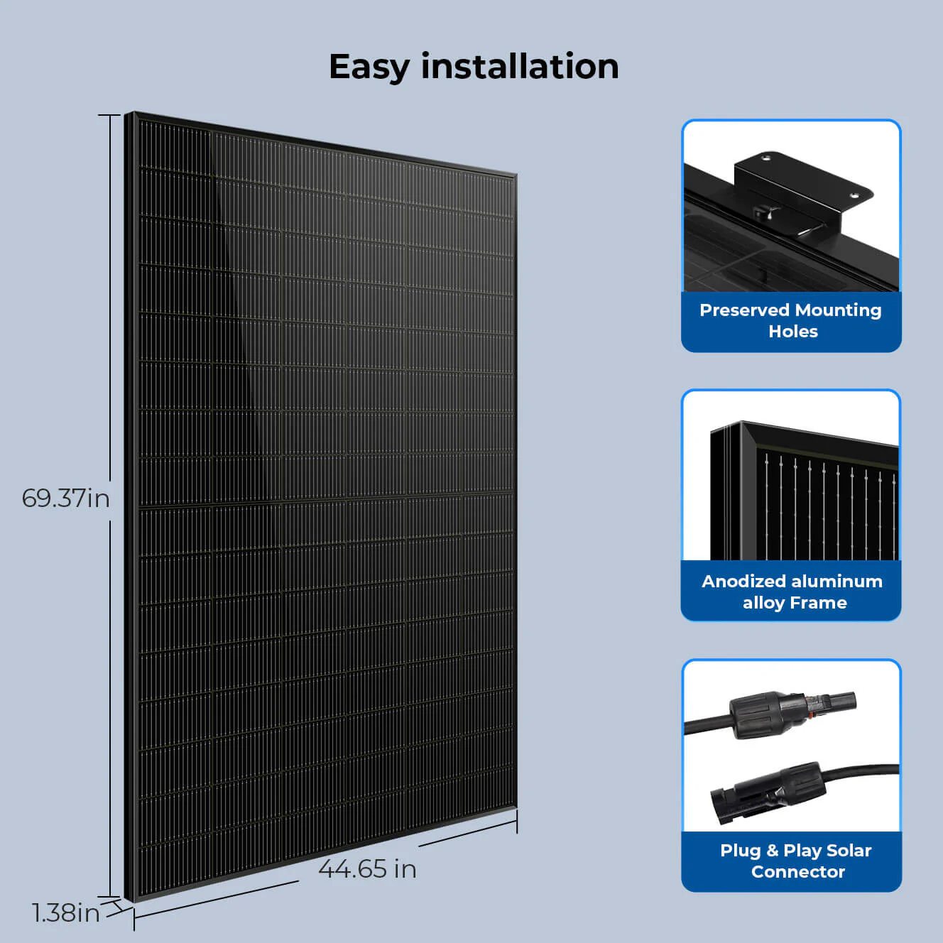450 Watt Bifacial N-Type Monocrystalline Solar Panel SGN-450-BDG5 (32 PANELS) UL61730 - Image 7