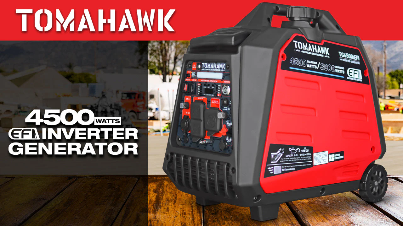 4500 Watt Inverter Generator Electronic Fuel Injection EFI Super Quiet Portable Gas Power Professional Use - Image 4