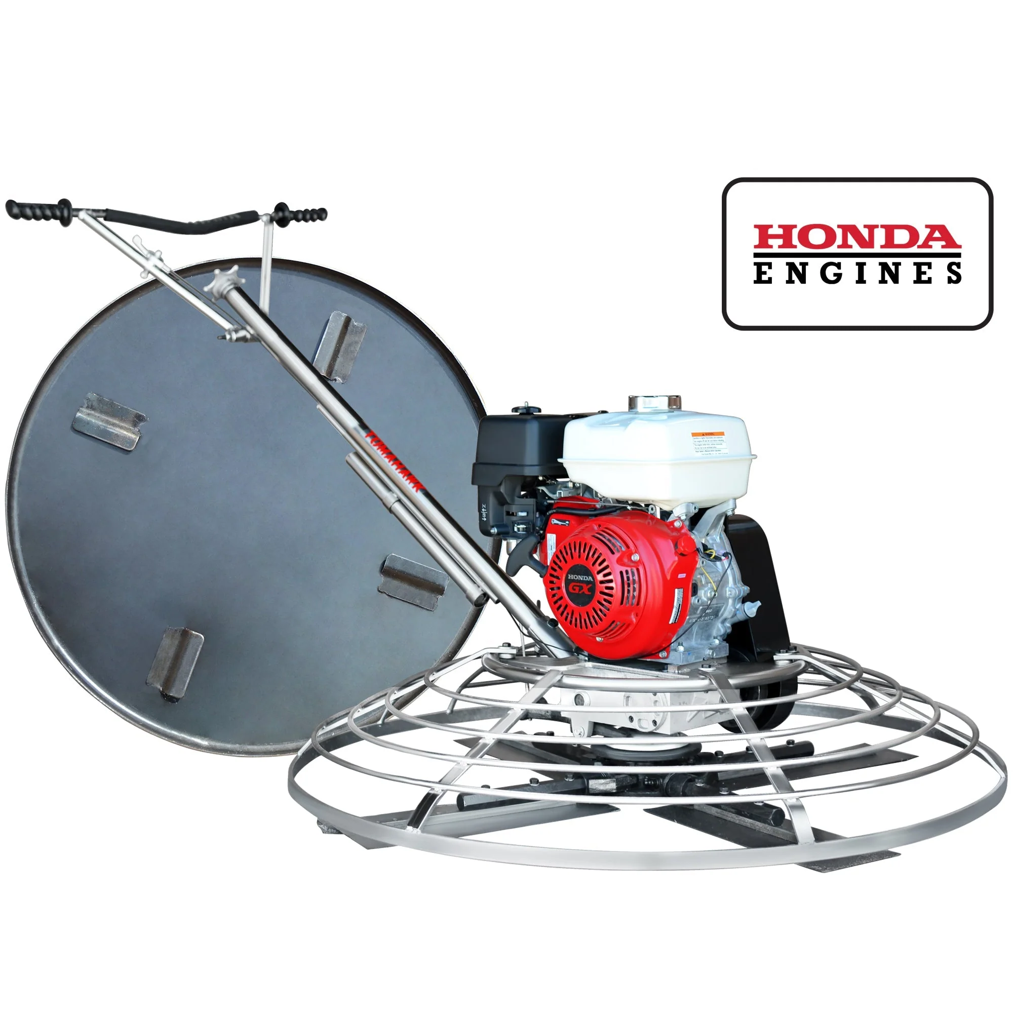 46" Concrete Power Trowel 13HP Honda with Float Pan Cement Finishing Tool - Image 8