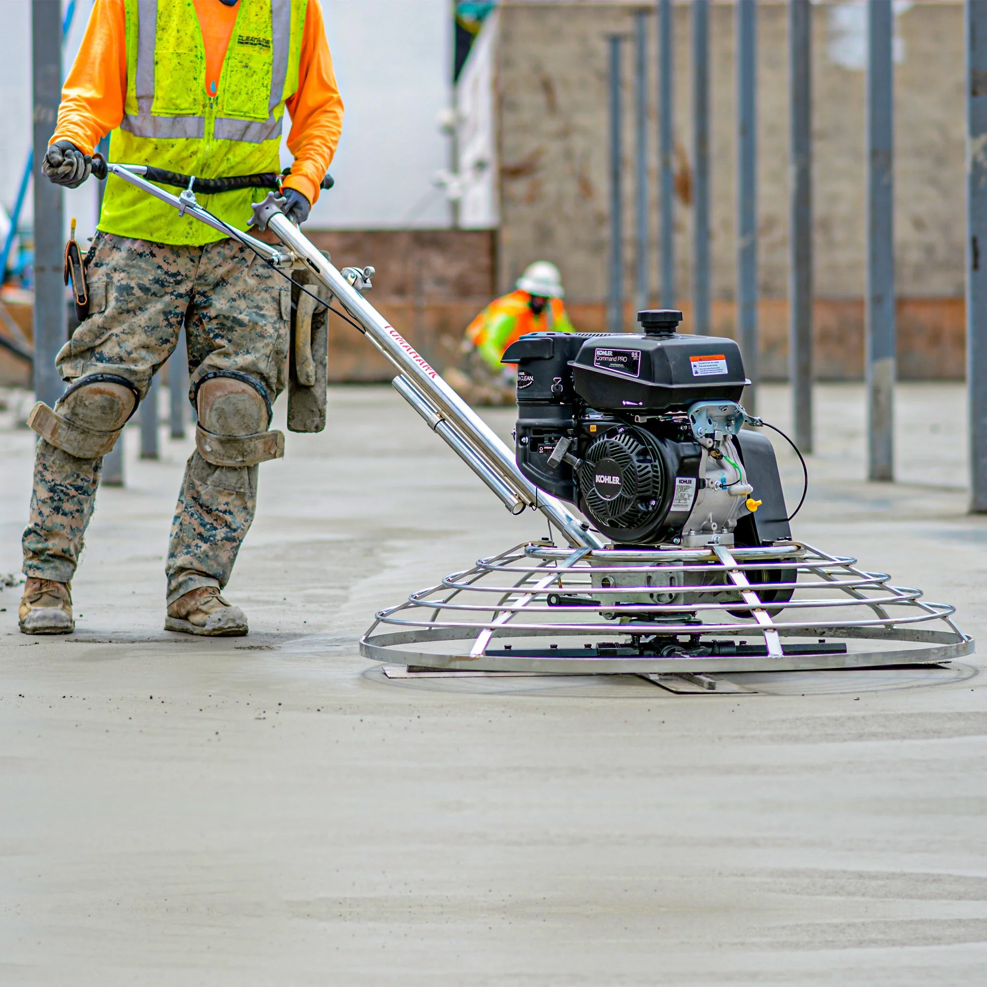 46" Concrete Power Trowel 14HP Kohler Float Pan Screed Edge Cement Finishing Tool - Image 2